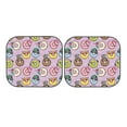 thumbnail image 5 of Lsque Cute Donuts 2 PCS Windshield Sun Shade | CarFoldable Window Covers | Car Accessories Reflect UV for Universal Cars SUV Truck | Medium, 5 of 7