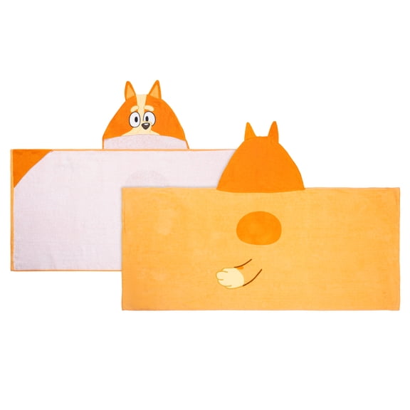 Bluey Bingo 2 Pack Hooded Towels