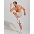 thumbnail image 4 of COOFANDY Mens Athletic Running Shorts 7'' Gym Workout Shorts Lightweight Drawstring Training Shorts with Zipper Pockets, 4 of 6