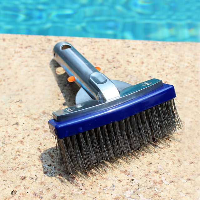 Limpiador de piscinas BuyWeek Cepillo de Acero Inoxidable 5,5 Pulgadas