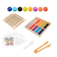 thumbnail image 1 of Xuanheng Bead Game Development Early Learning Toy for Preschool Ages 3 4 5 Homeschool Bead, 1 of 8
