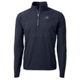 thumbnail image 2 of Men's Cutter & Buck  Navy West Michigan Whitecaps Adapt Eco Knit Hybrid Recycled Quarter-Zip Top, 2 of 3