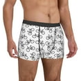 thumbnail image 5 of Men's Boxer Briefs, Bike Pattern Traditional Soft Comfy Mens Underwear Boxer Briefs Breathable With Widen Waist, 5 of 7