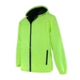 thumbnail image 1 of Chamarra fluorescente con gorro y forro transpirable - Kirgust azul M, 1 of 4