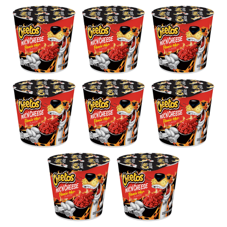 Cheetos Mac 'N Cheese, Flamin' Hot Flavor, 2.32 oz Cup (Pack of 8)