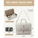thumbnail image 5 of Bolsa de viaje LOVEVOOK grande para mujer, diseño de fin de semana, color beige, 5 of 9