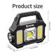 thumbnail image 4 of Linterna  Bloosom Camping Led Solar Super Brillante 500 Lúmenes Negro, 4 of 4