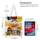 thumbnail image 5 of Jeffy SML the Rapper Bolso de tela con estampado de lienzo para mujer, bolsa de compras reutilizable y estética, con cremallera interior, regalo para mujer,38*45cm., 5 of 6