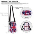 thumbnail image 6 of HELLHERO Graffiti Union Jack Shoulder Purse with Double-layer for Daily Commute or Casual Outings, 6 of 7