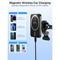 thumbnail image 4 of ExtreLife Magnetic Car Mount Charger Compatible for iPhone 17/16/15/14/13/12, 15W Fast Wireless Charging, 360°Adjustable Air Vent Phone Holder, 4 of 7