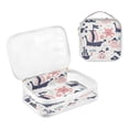 thumbnail image 3 of Ship and Fish Clear Cosmetic Bags with Handles PVC Toiletry Bags Zipper Waterproof Portable for Traveling 2 Pcs, 3 of 7