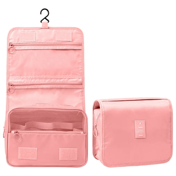 Vikakiooze Hanging Toiletry Bag - Large Cosmetic Makeup Travel Organizer For Men & Women With Sturdy Hook