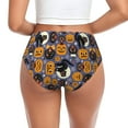 thumbnail image 3 of Womens Underwear - pumpkins halloween cat No Show Seamless Underwear for Women, Stretch Women's Panties, Hipster Soft Comfort Ladies Panties Bikini Underwear Briefs, 3 of 6