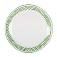 thumbnail image 3 of Green Scallop Pattern - Set of 4 - 10.5 inch Dinner Plates - Golden Rabbit Enamelware, 3 of 5