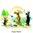 thumbnail image 3 of CafePress - Happy Campers T Shirt - Men's Classic Graphic Cotton T-Shirt, 3 of 4