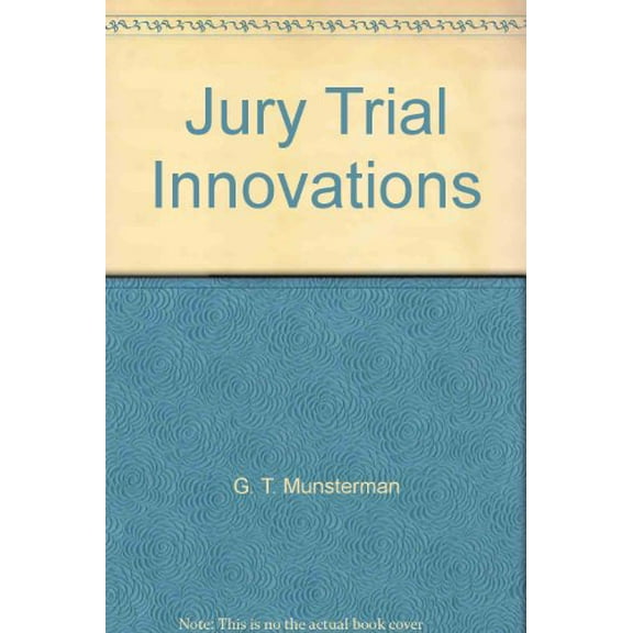 Pre-Owned Jury Trial Innovations (Paperback) 0896561747 9780896561748
