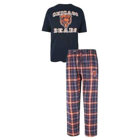 Flannel Mens Pajamas - Chicago Bears NFL