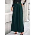thumbnail image 3 of Pantalones PRETTYGARDEN 2025 Pierna Ancha Verde Oscuro Medianos, 3 of 8