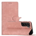 thumbnail image 2 of Allytechgroup Wallet Phone Case for Samsung Galaxy S21 FE with Credit Card Slot, PU Leather Slim Lightweight Flip Case with Lanyard Shockproof Protective Bumper for Women Girls, Pink, 2 of 10