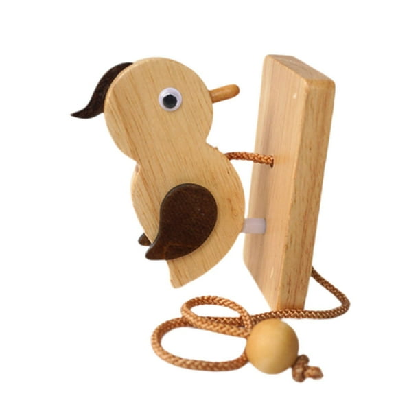 Timbre de pájaro carpintero de diseño vintage para abrir la puerta. Aldaba de puerta de pájaro carpintero para Forma de pájaro plana