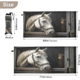 thumbnail image 4 of Melancholy White Beach Towel Soft Absorbent Quick Dry Sand Free Lightweight Polyester Camping Towels for Beach Travel Swim 31x71 in Wash cloth, 4 of 7
