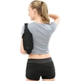 thumbnail image 4 of Riñonera pequeña para deportes al aire libre, bolsa para bicicleta de ocio para hombres y mujeres, bolsa para fanáticos de carreras (negro), 4 of 4