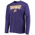 thumbnail image 2 of Men's Concepts Sport Black/Purple Phoenix Suns Long Sleeve Top & Pants Sleep Set, 2 of 5
