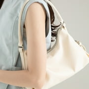 Lightweight Ergonomic Handbag with Top Handle, Multiple Pockets & Comfortable Shoulder Strap for Commuting Essentials