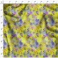 thumbnail image 4 of Soimoi Yellow Cotton Poplin Fabric Leopard Animal Skin Print Sewing Fabric Yard 56 Inch Wide, 4 of 6