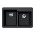 thumbnail image 3 of Houzer M-175 SLATE 33" x 22" Granite Composite Topmount 60/40 Double Bowl Kitchen Sink, 3 of 7