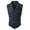 Navy, variant on Men's Fashion Court Style Suit Vest Sleeveless Jacket for Formal and Casual Wear
