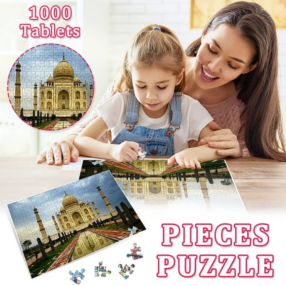 Toys Games Kids,Christmas Decorations,Baby Toys Clearance,Novelty Gag Toys for Girls Boys,Christmas Gifts for Kids,1000 Large Adult and Children's Puzzle Festival Gift Virtual Puzzle Christmas