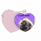 thumbnail image 1 of Babuinos primates Bolsa de viaje Mirror maquillaje corazón rosa, 1 of 4