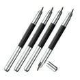 thumbnail image 2 of 4 piezas de doble cabeza grabador rotulador Zulema Pluma de escribir tungsteno, 2 of 8