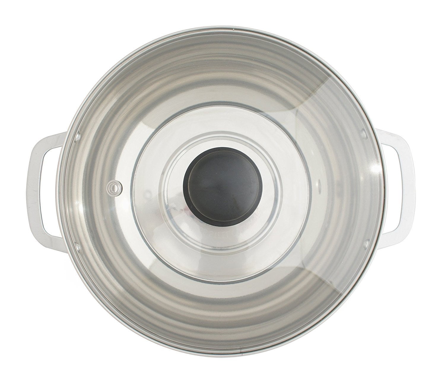 SPT 1300 Watt Silver Induction Cooktop With SPT Glass Lid Pot 3. 5 L