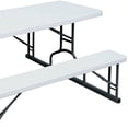 thumbnail image 2 of Plastic Development Group Table de Pique-Nique 6 Pieds pour Usage Intérieur et Extérieur, Blanc, 2 of 3