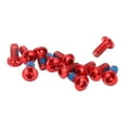 thumbnail image 2 of Bike Disc Brake Rotor , 12pcs Sturdy Bicycle Rotor Screw Flat  For Road Bicycles For Mountain Bikes Red,Green,Blue,Multicolor, 2 of 8