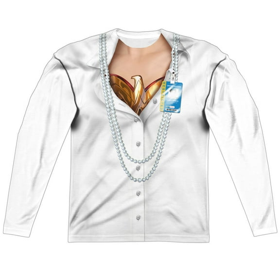 Jla - Im Wonder Woman - Regular Fit Long Sleeve Shirt - X-Large