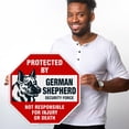 thumbnail image 2 of German Shepherd Sign, Beware German Shepherd Dog Warning Sign,, 2 of 8