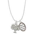 thumbnail image 1 of Delight Jewelry Silvertone Tree of Life Best Mom Ever Charm Necklace, 1 of 4