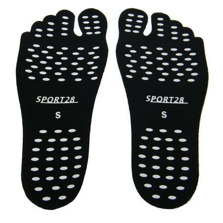 (2 pair) Daily use Bare Feet protection pads for summer sole protection of bare naked feet, Fun daily wear! Sticky feet