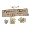 thumbnail image 2 of Family Birthday Reminder Calendar Board Wooden Family Birthday Reminder Calendar Board Decorative Birthday Tracker Plaque Wall Hanging with Wood Tags with Holes Birthday Calendar Wall Hanging, 2 of 7