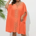 thumbnail image 2 of Hauts d'Été pour Femmes, Hauts Décontractés d'Été pour Femmes, Bikini de Plage Ample en Crochet à la Main avec Fleurs, Manches 3/4, Hauts Décontractés pour Femmes, 2 of 4