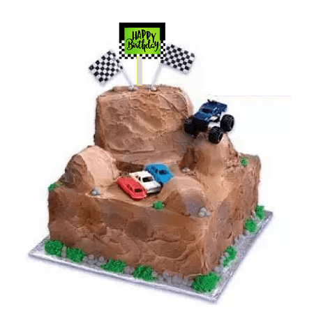 Monster Truck Cake Decoration Topper with Happy birthday (Best Happy Birthday Cake)