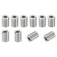 thumbnail image 1 of PATIKIL Adaptateurs de Filetage Manchon Écrou Réducteur, 10 Pcs M14x2 Mâle à M8x1.25 Femelle Écrou de Réparation Vis Réducteur Fixation en Acier Inoxydable 18mm, 1 of 7