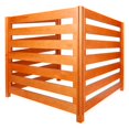 thumbnail image 7 of Pool Equipment Enclosure 36" W x 36" H, 3 - Panel Yellow Wooden Fence for Air Conditioner, Backyard, Garden, Outdoor Spaces Use, 7 of 7