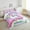 Pink, variant on Erosebridal Cartoon Unicorn Bedding Twin Comforter Set,Rainbow Stars Down Comforter,Animal Room Decorative,Reversible,Lightweight,2-Piece