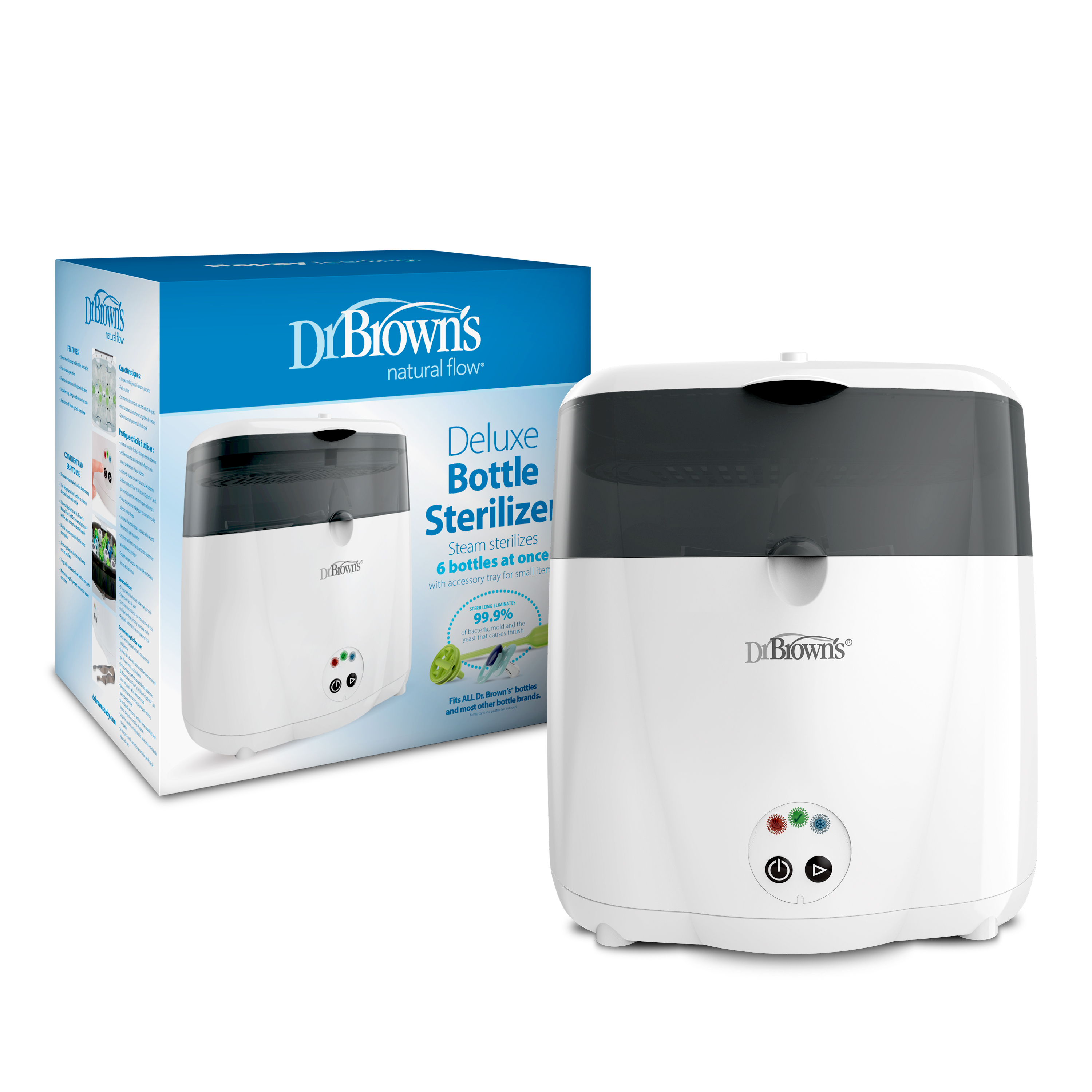 Dr. Brown's Deluxe Electric Sterilizer for Baby Bottles and Other Baby Essentials - image 4 of 12