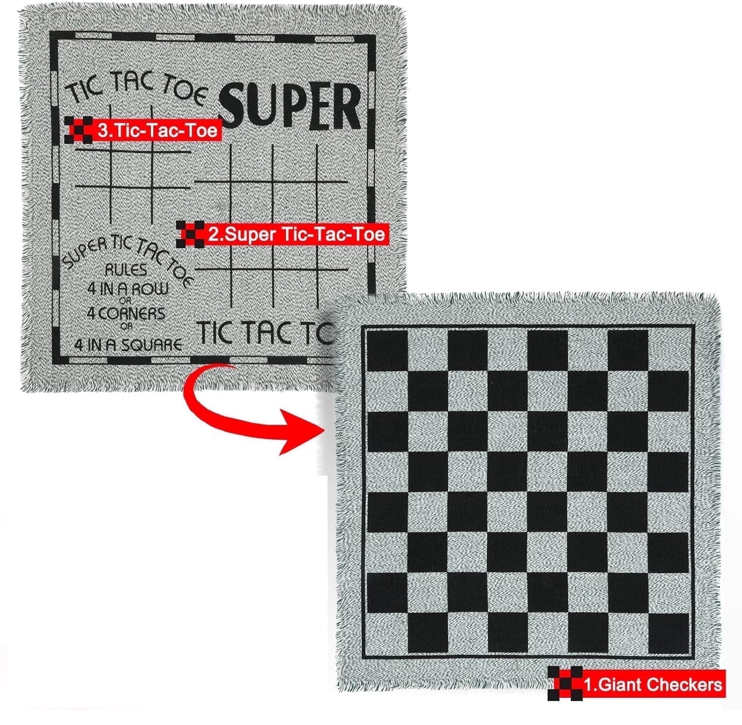 7-in-1 Combo Game - Chess, Ludo, Chinese Checkers, Checkers
