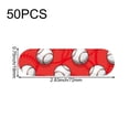 thumbnail image 7 of Jiibva 50pcs/set Football Pattern Stickers Fans Face Stickers Tape Wound Plasters Waterproof Adhesive Bandages, 7 of 7